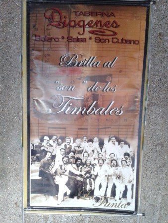 Pendon entrada taberna Diogenes